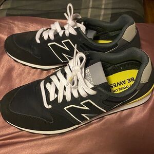 FIGS  New Balance Women Black and Yellow Sneakers